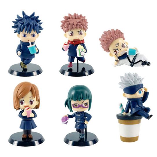 Набор аниме фигурок из 6-и штук Магическая битва