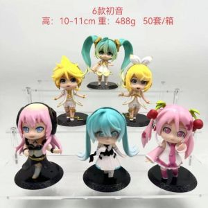 Набор аниме фигурок из 6-ти штук Мику Хатсуне 2