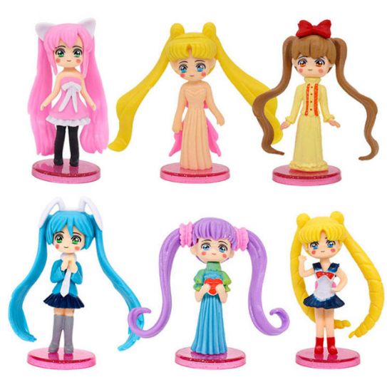 Набор аниме фигурок из 6-ти штук Сейлор Мун набор 5