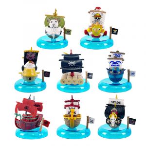 Набор аниме фигурок из 8-и штук Ван Пис Корабли пиратов