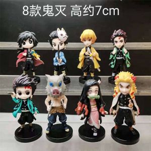 Набор аниме фигурок из 8-и штук Клинок рассекающий демонов