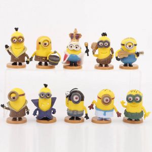 Набор фигурок из 10-ти штук Миньоны Гадкий я