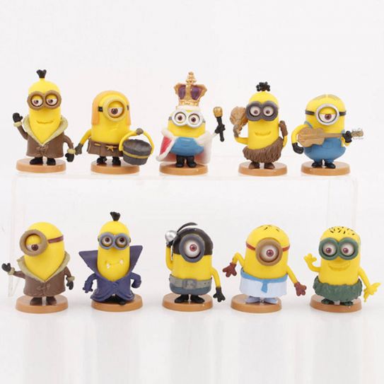 Набор фигурок из 10-ти штук Миньоны Гадкий я