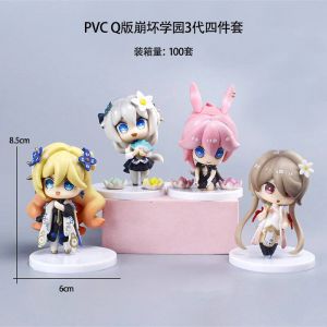 Набор фигурок из 4-х штук Хонкай Импакт