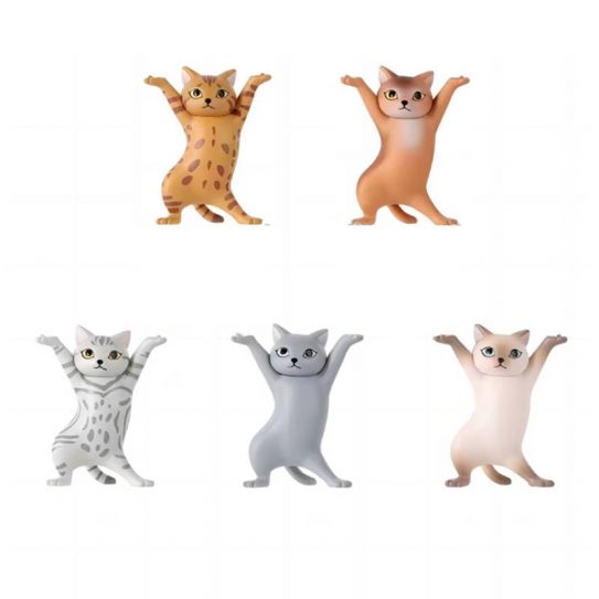 Набор фигурок из 5-ти штук кошечки в пирамидке 2