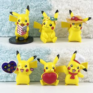 Набор фигурок Покемон Пикачу Милашки из 6-и штук