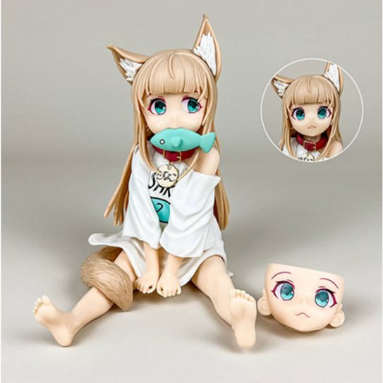 Аниме фигурка Сквозь слёзы я притворяюсь кошкой - Тора Кинаки 15 см (цветная коробка)