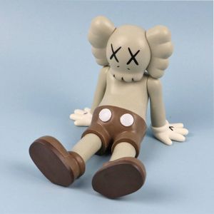 Коллекционная фигурка KAWS Компаньоны серая 15 см (пластиковый пакет)