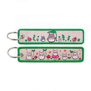 Брелок тканевый с кольцом Хаяо Миодзяки Мой сосед Тоторо 104