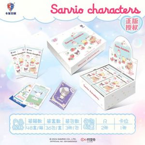 Блок с коллекционными карточками-бустерами Sanrio characters 1 (40 бустеров по 3 карты, всего 120 карт)