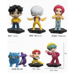 Набор аниме фигурок K-POP Охотницы на демонов из 6-ти штук 4 (пластиковый пакет)