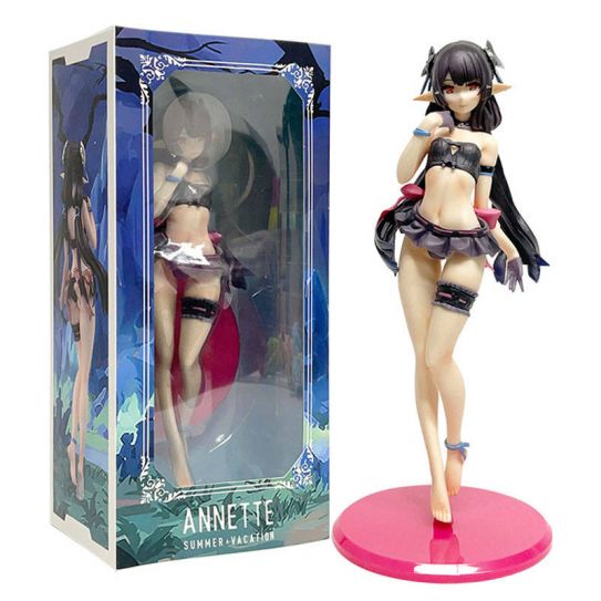 Аниме фигурка Phantasy Star Online - Аннет - 24 см. (ОСТОРОЖНО 18+) (цветная корбка)