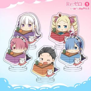 Набор акриловых фигурок 7 шт-10 шт (6 см) Re.Zero Жизнь с нуля Номер 3