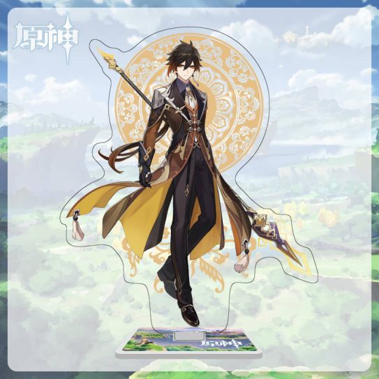 Акриловый стенд (13-15 см) 2D Боги инпакт номер Жонг Ли 215 NEW