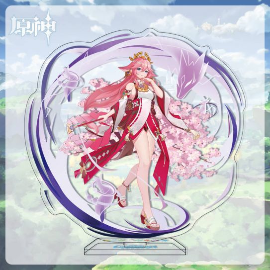 Акриловый стенд (13-15 см) 2D Боги инпакт номер Яе Мику 187 NEW