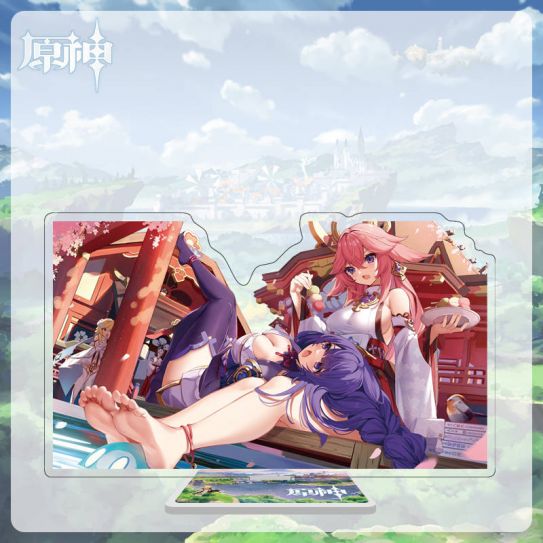 Акриловый стенд (13-15 см) 2D Боги инпакт номер Яе Мику 206 NEW