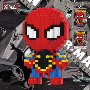 Конструктор из блоков Человек паук 3 (1494 блока, 17х11х8см)