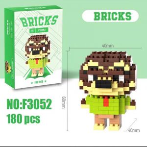 3Д конструктор из мини блоков BRICKS Зверополис 3 Блиц