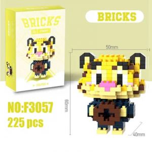 3Д конструктор из мини блоков BRICKS Зверополис 10 Офицер Коктяузер