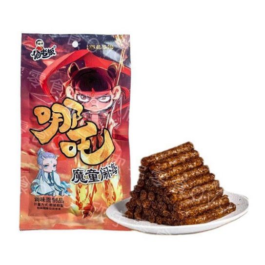 Снек соевый PRETTY BOSS вкус ОСТРЫЙ 25ГР/30ШТ/14БЛ (420ШТ*КОР)