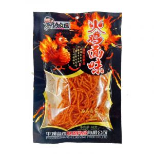 Снек соевый QIAO PI DOU ОСТРАЯ ЛАПША 38гр/20шт/12бл (240ШТ*КОР)