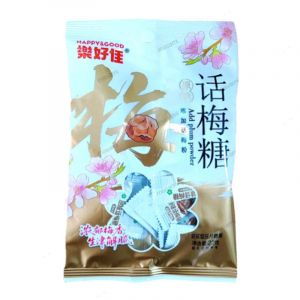 Конфеты прессованные HAPPY GOOD вкус СЛИВЫ розовый 22гр/20шт/12бл