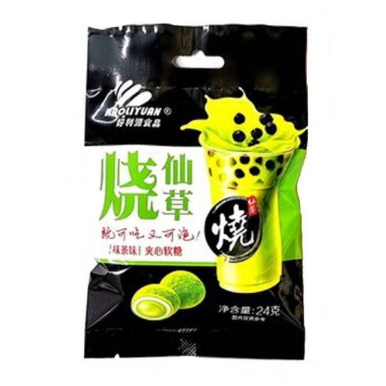Жевательные конфеты HAOLIYUAN с вкусом ЧАЯ МАТЧА 24гр/20шт/12бл