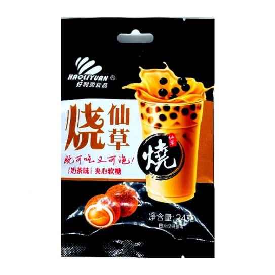 Жевательные конфеты HAOLIYUAN с вкусом МОЛОЧНОГО ЧАЯ 24гр/20шт/12бл