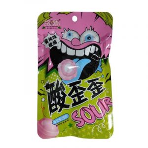 Леденцовые конфеты HONGTAIJI с кислым вкусом персика 20гр/20п/14бл