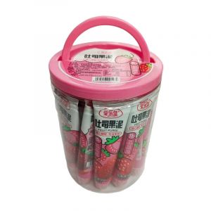 Джем фруктовый Yingle sales в тюбике, вкус клубника  55гр/20шт/12бл