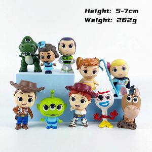 Набор аниме фигурок из 10-и штук История игрушек 1 (пластиковый пакет)