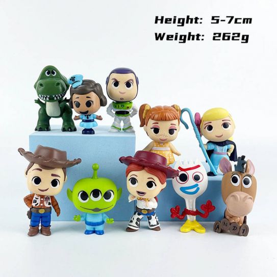 Набор аниме фигурок из 10-и штук История игрушек 1 (пластиковый пакет)