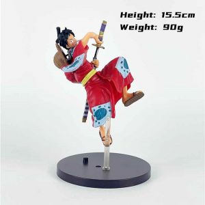 Аниме фигурка Ван пис Луффи удар 2 (16 см.)