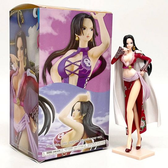 Аниме фигурка Ван пис Боа Хэнкок стоит (цветная коробка)