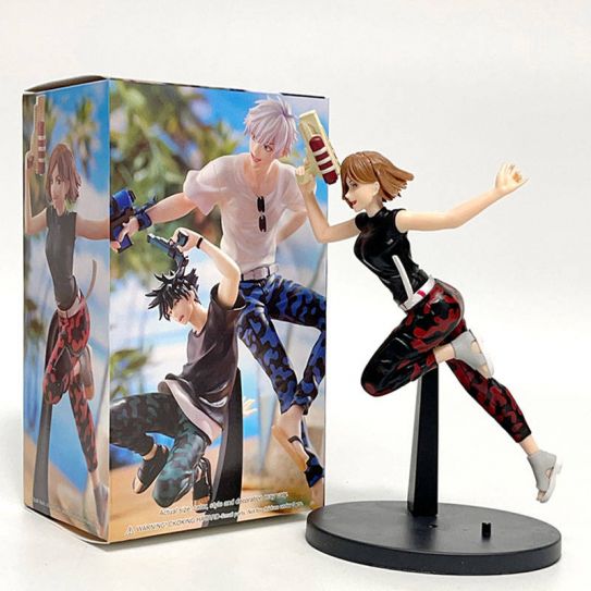 Аниме фигурка Магическая битва - Нобара Кугисаки с водяным пистолетом (20 см) (цветная коробка)