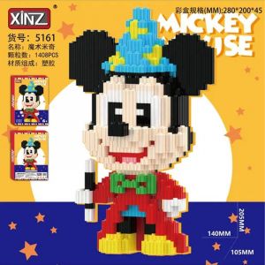 Конструктор из блоков Микки Маус (1408 блока, 20х14х10см)