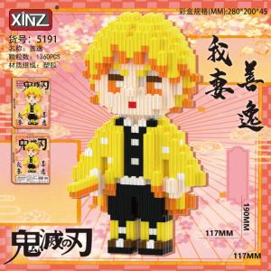 Конструктор из блоков Клинок рассекающий демонов Зеницу (1360 блока, 19х11х11см)