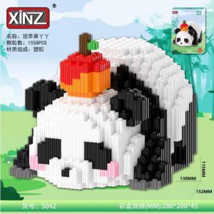 Конструктор из блоков Панда лежит (1558 блока, 25х10х10см)