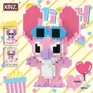 Конструктор из блоков Стич 2 Ангел стоит (1374 блока, 19х14х9см)