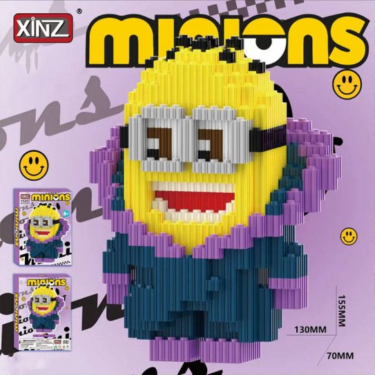 Конструктор из блоков Миньон 1 сирен.кор (1303 блока, 15х13х7см)