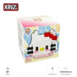 3Д конструктор из мини блоков XINZ Хэллоу Китти 5 (406 блока)