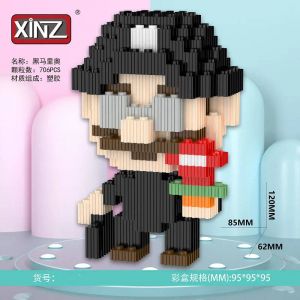 3Д конструктор из мини блоков XINZ Марио 2 (706 блока)