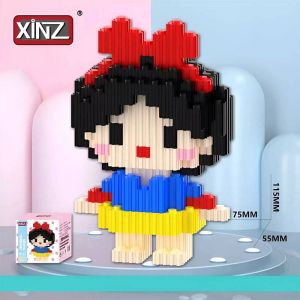 3Д конструктор из мини блоков XINZ Принцесса 1 Белоснежка (568 блока)