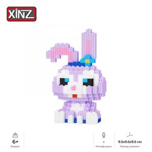 3Д конструктор из мини блоков XINZ Зайка сидит (616 блока)