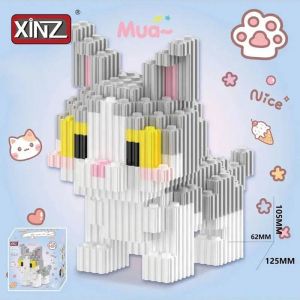 3Д конструктор из мини блоков XINZ Кошка 3 (619 юлоков)