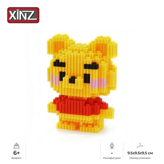 3Д конструктор из мини блоков XINZ Винни Пух (581 блока)
