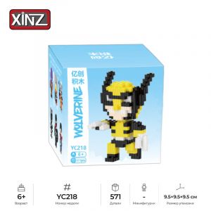 3Д конструктор из мини блоков XINZ Рассомаха (571 блока)