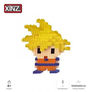 3Д конструктор из мини блоков XINZ Драконий Жемчуг (444 блока)