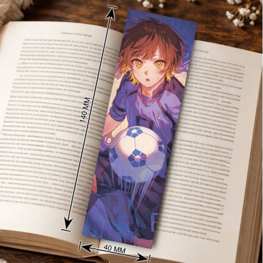 Закладка 4х14см Синяя Тюрьма 5