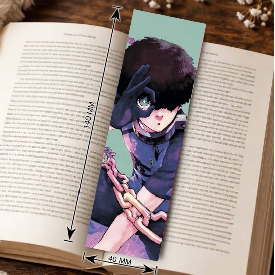 Закладка 4х14см Синяя Тюрьма 6